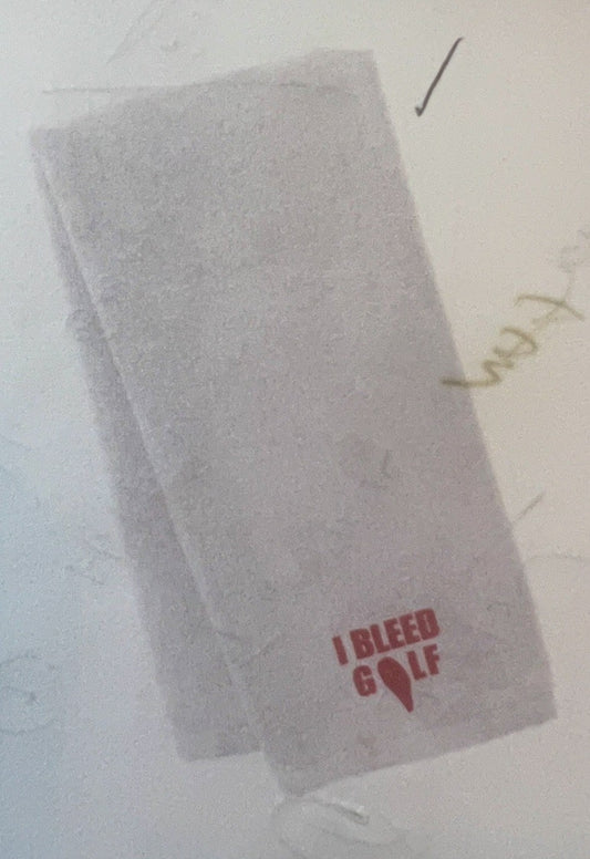 White Golf Towel